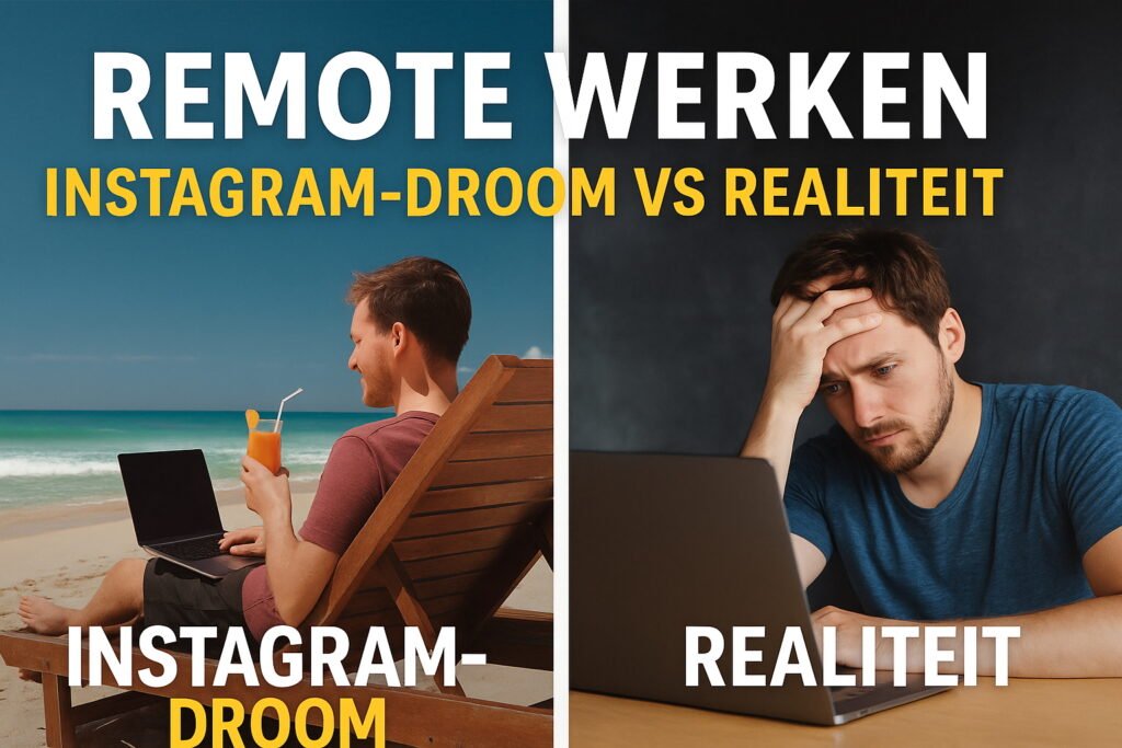 Instagram-droom vs Realiteit van Werken